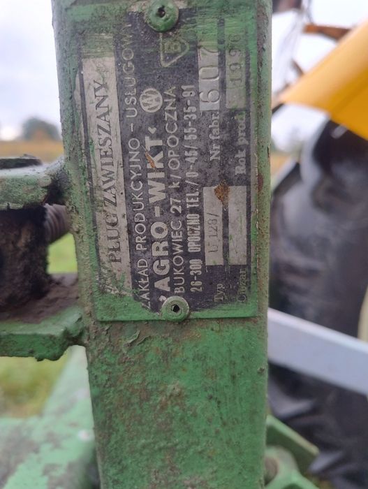 Pług 3 Skibowy Unia Grudziądz