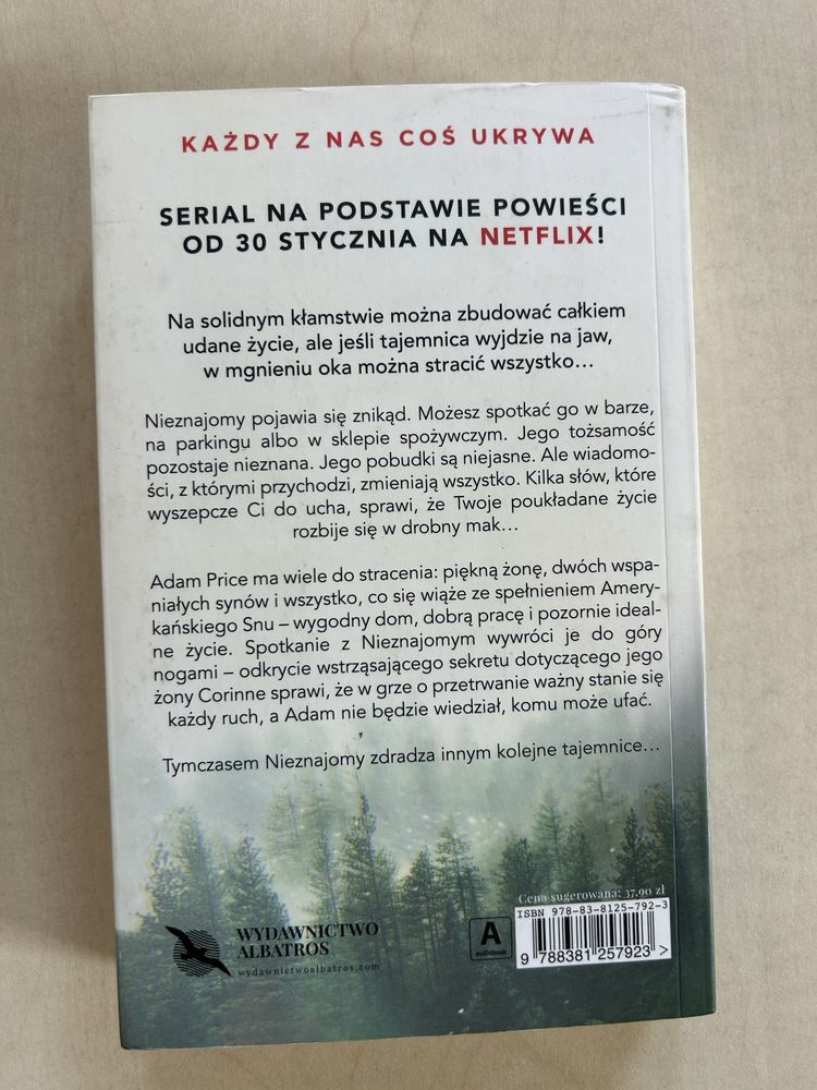 Nieznajomy Harlan Coben książka młodzieżowa