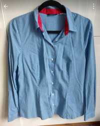 Koszula błękitna w kratkę, L , esmara, 100% cotton