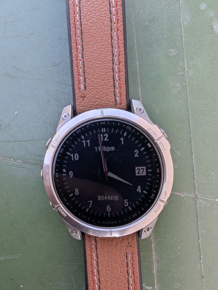 Garmin Fenix 7, 4 paski, kilka kabli, szkło