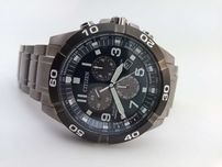 Титановые часы Citizen EcoDrive BL5558-58L Хроно сапфир вечник будильн