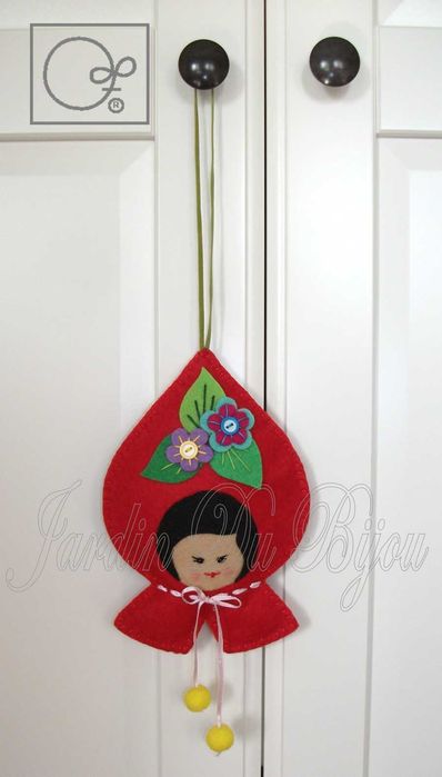 Objecto decorativo Infantil "Capuchinho Vermelho"