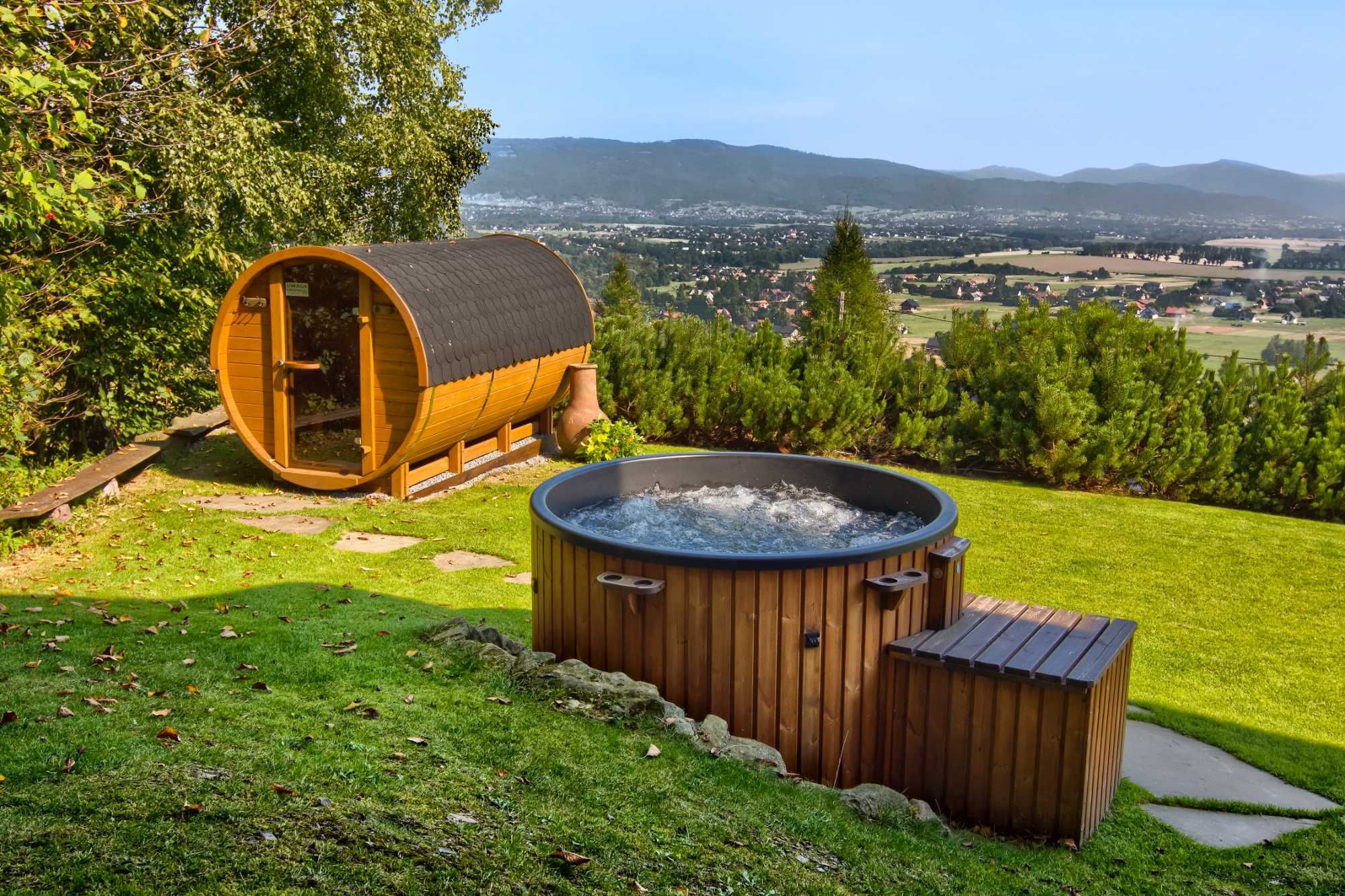 Dom w górach Lipowa Beskidy Balia Jacuzzi, 3 x SAUNA, SPA