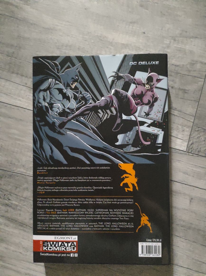Komiks Batman długie halloween DC deluxe Egmont  2024