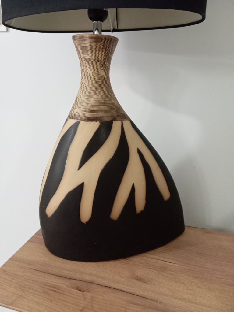 Lampa stołowa + patera