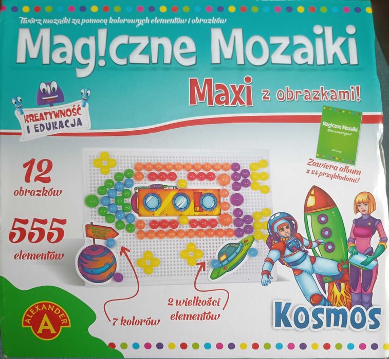 magiczne mozaiki 555 elementów, kosmos