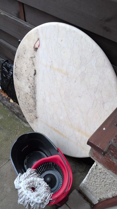 Stół kamienny ogrodowy-kawowy średnica 90cm wysokość ok. 30cm