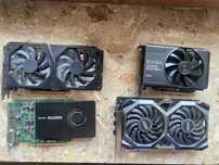 Karty graficzne rx 5500xt, rx 580 8gb, gtx 750ti, quadro k2200