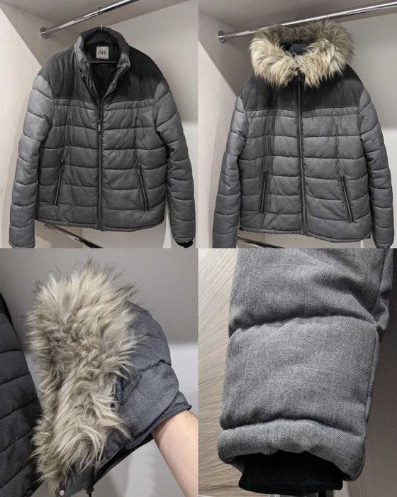 Зимняя курточка куртка дутик пуховик Zara XL