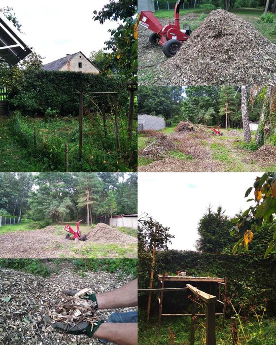 Prace ogrodnicze wycinki, usługi i wynajem rębaka