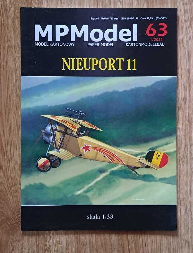 MPModel 63 model kartonowy samolot NIEUPORT 11