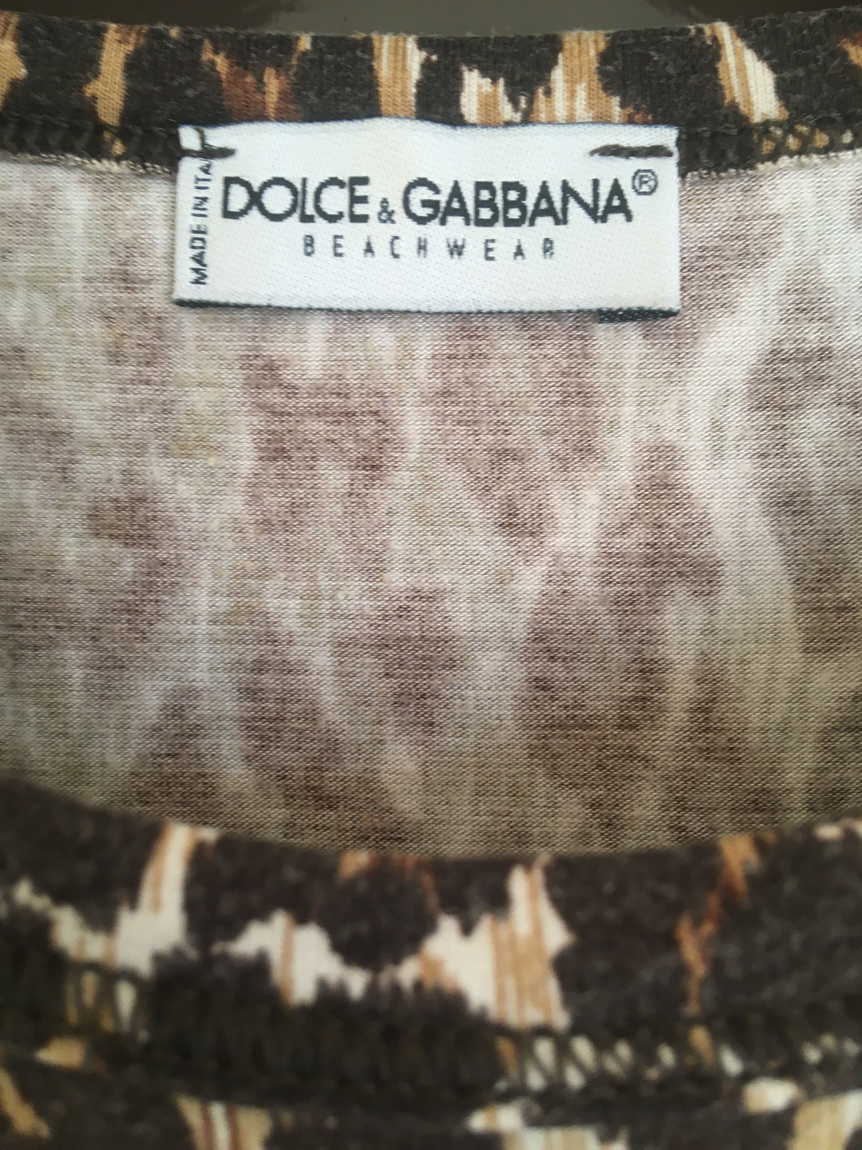 T-shirt animal print  Dolce & Gabbana (original)