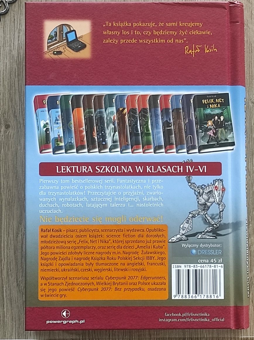 Książka  Felix net i Nika