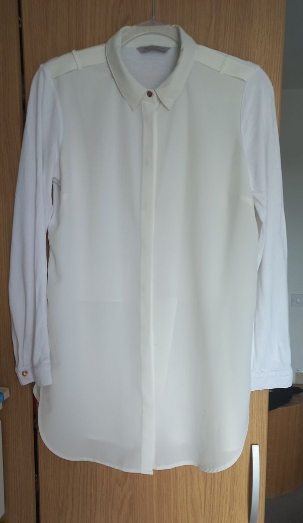 Koszula długa biała M&S uk 12 Eu 40