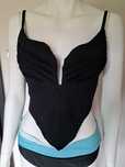 Top gorset gotycki czarny rozmiar S/M