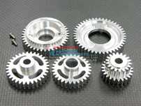 GPM racing  HPI Savage /Savage X Alu Centre Gear Box Teeth With Screws