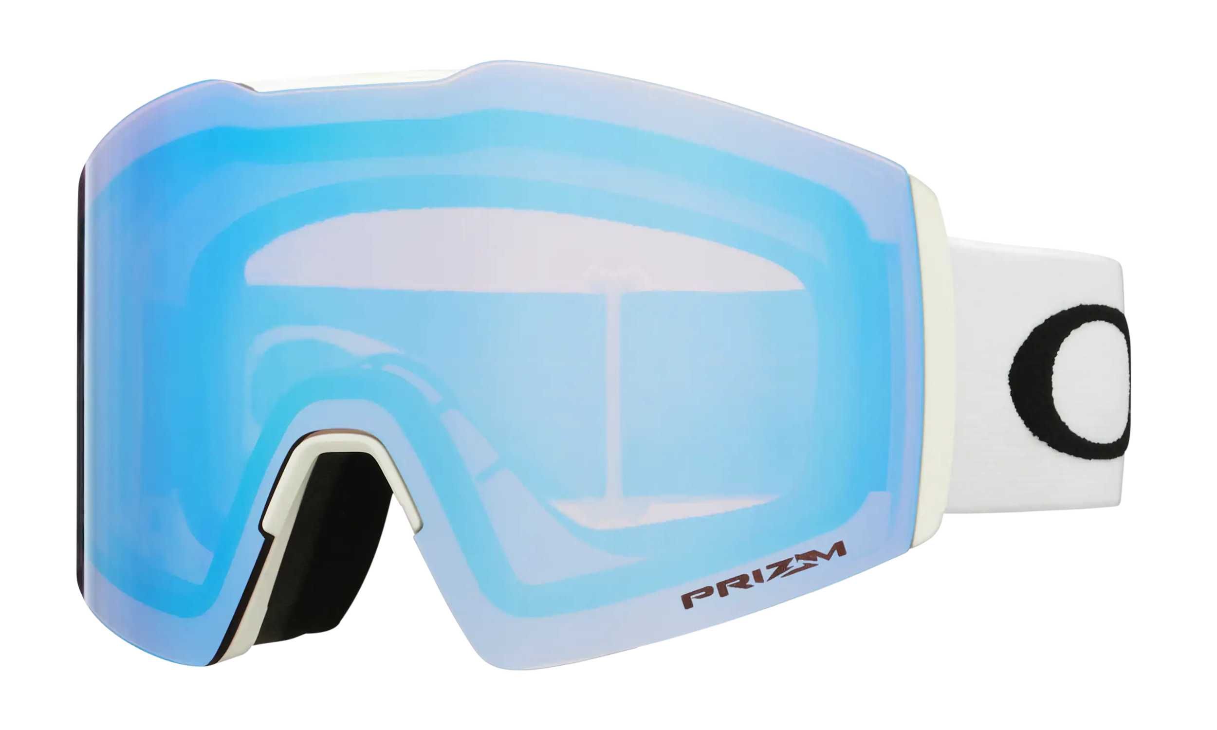 Nowe gogle Oakley Fall Line L XL Matte White PRIZM Sapphire Iridium S3