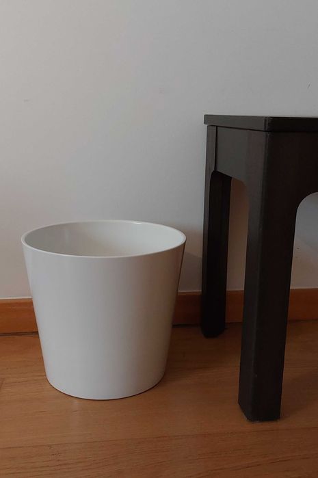 Vaso de planta branco, 24 cm, SOJABÖNA IKEA