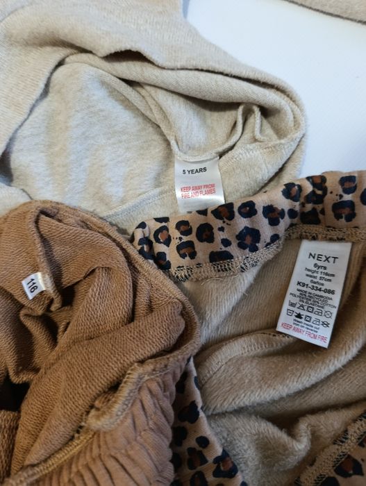 Костюм спортивний Лосіни теплі Чорний гольф 5-6 років