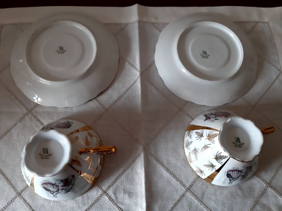 Diversos Conjuntos de Café e Chá da Vista Alegre, SP Coimbra