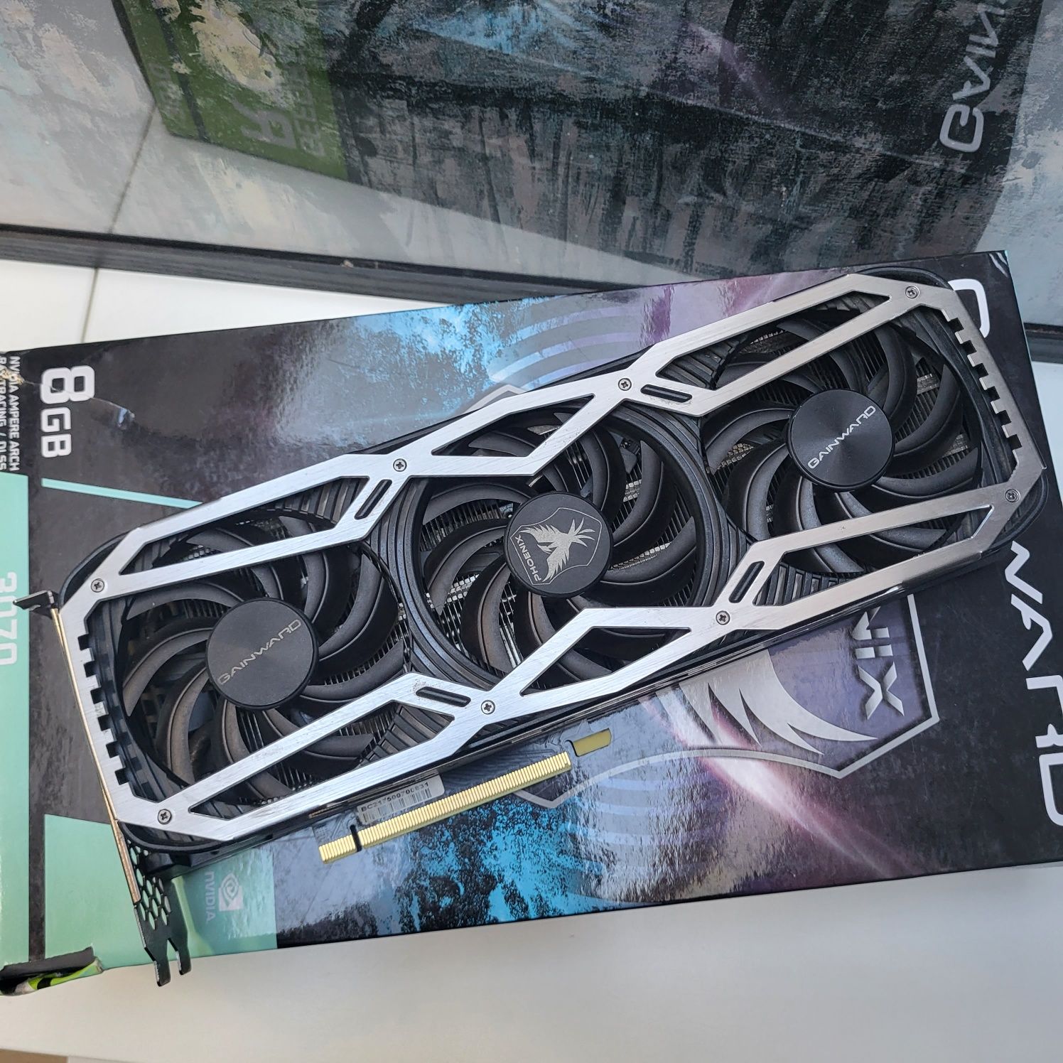 3 wentylatory RTX 3070 Phoenix OC GAINWARD karta graficzna RGB
