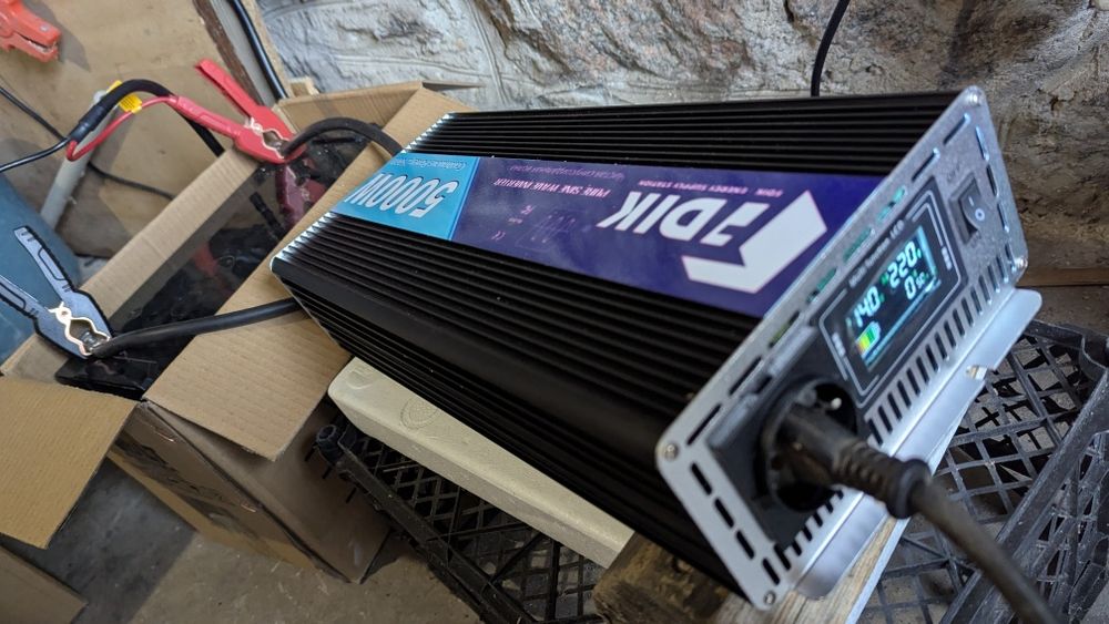 Якісні Інвертори з Европи 12в-220в 5000W чистий синус