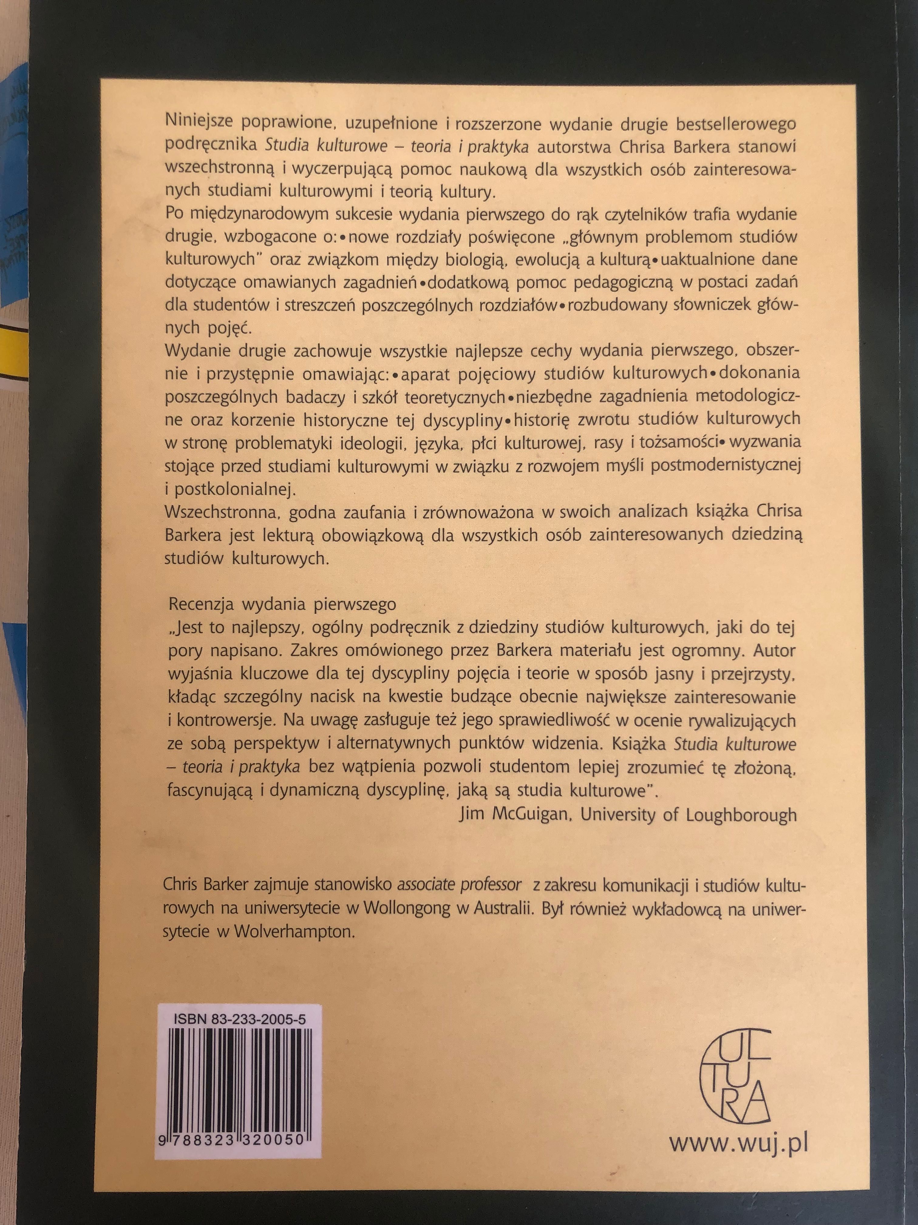 Studia Kulturowe Chris Barker