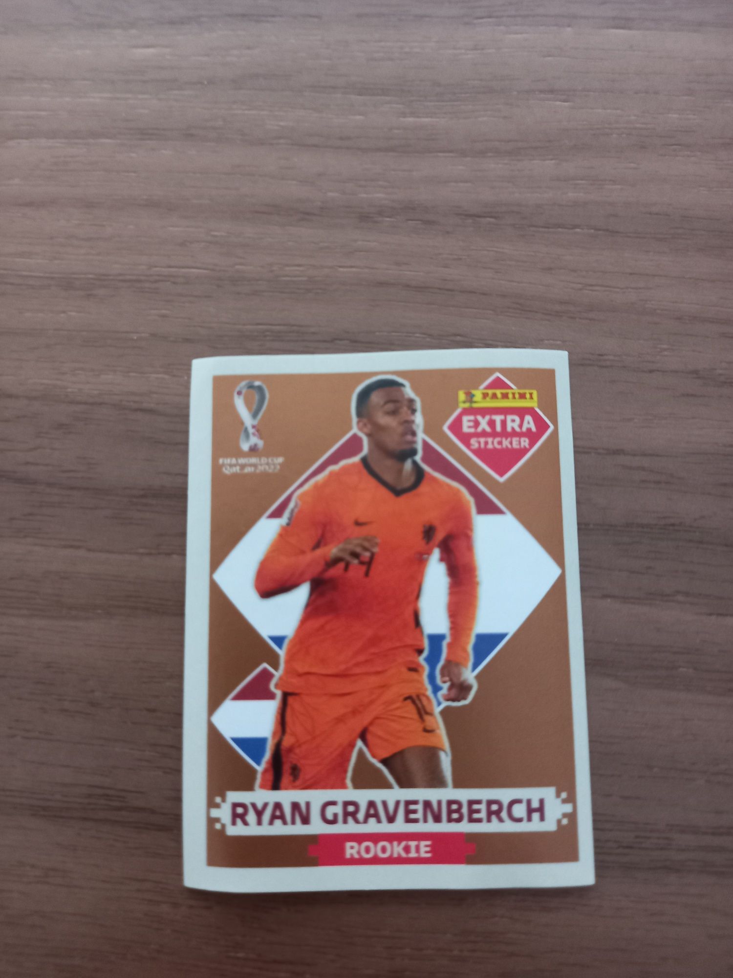 Cromo Ryan Gravenberch Extra Sticker rookie bronze NOVA