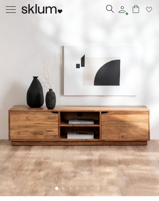 Móvel de TV como novo! Produto Sklum com ótimo acabamento