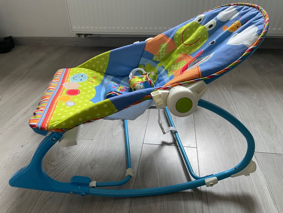 Leżaczek Bujak niemowlęcy Fisher Price z wibracją