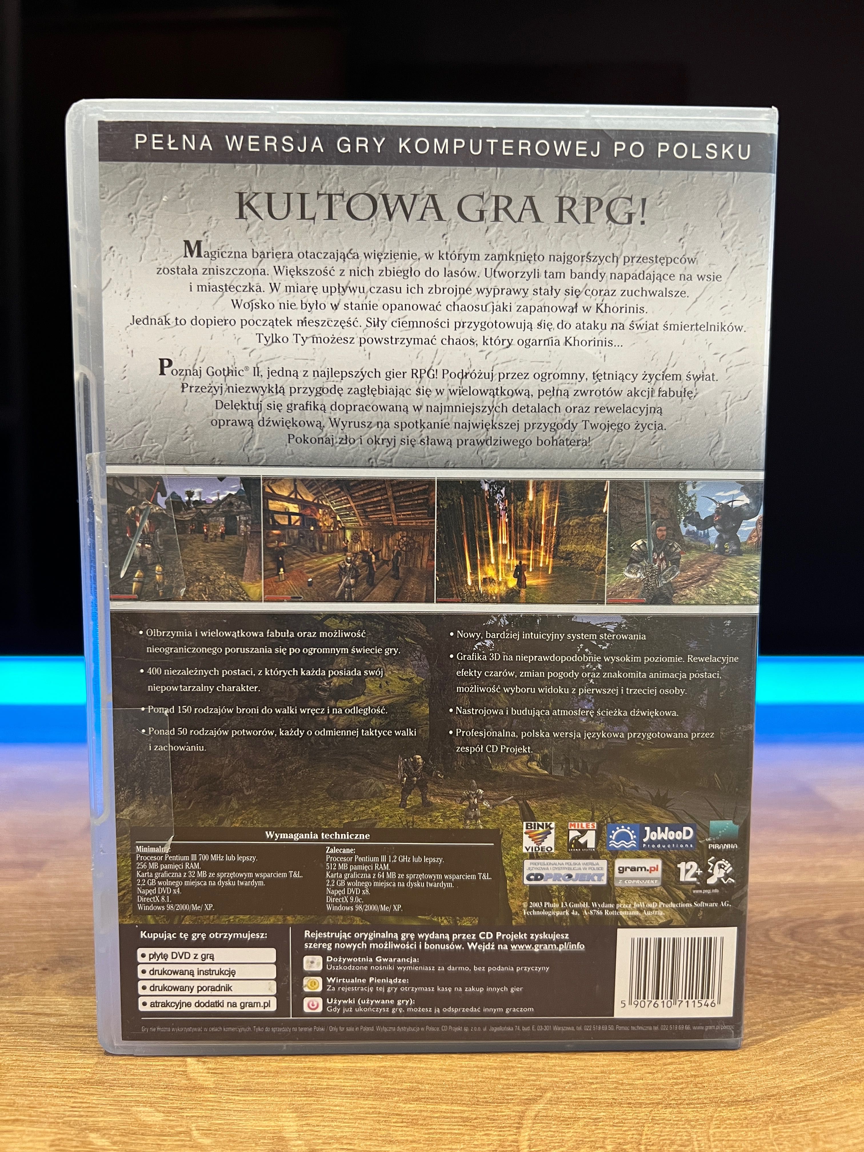 Gothic II 2 (PC PL 2003) kompletne wydanie eXtra Klasyka