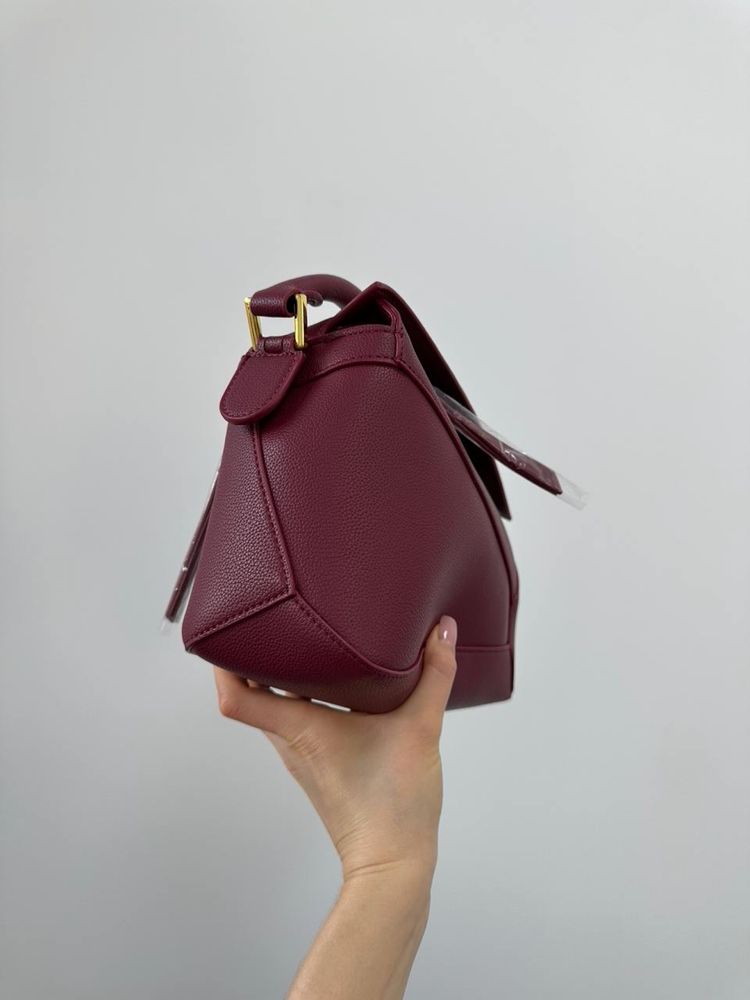 Torebka Loewe Smal Puzzle Bag Burgundy