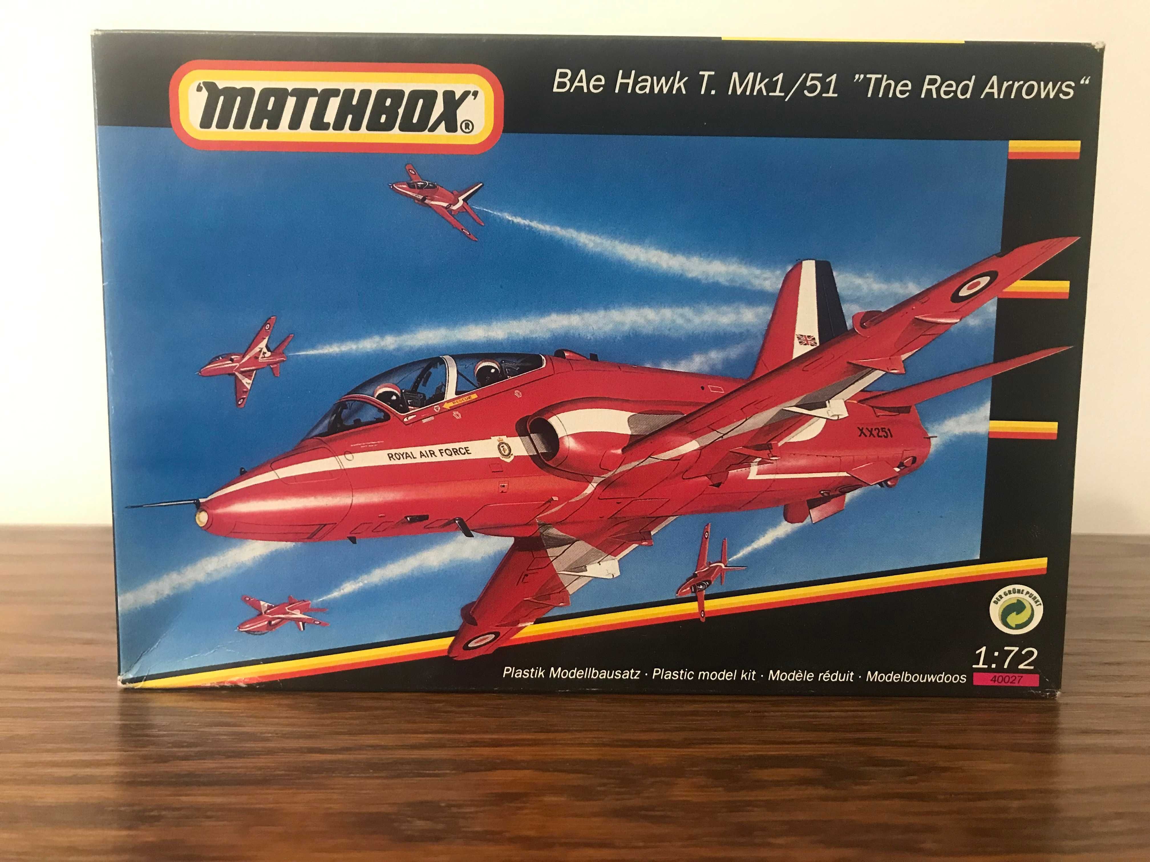 model samolot matchbox Bae Hawk T.Mk1 /51 skala 1/72