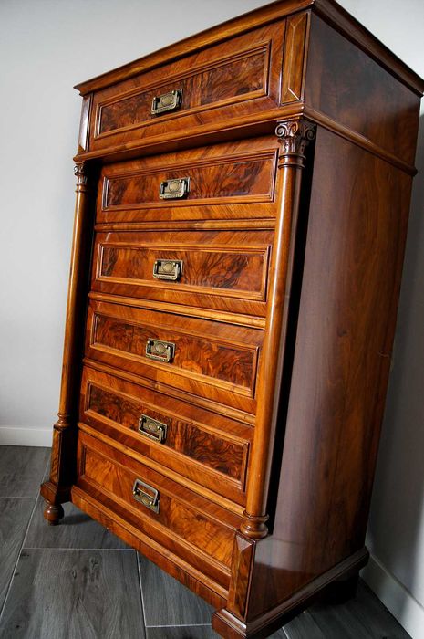 Szyfoniera bieliźniarka komoda eklektyczna bogata piękna XIX