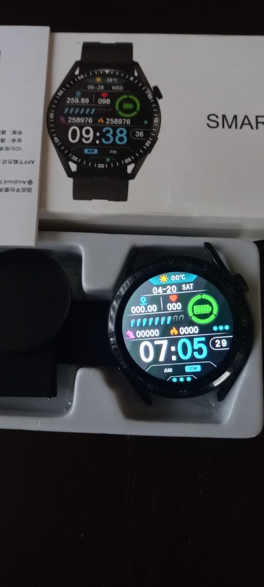 Smart  Watch GT 3 металевий смарт годинник