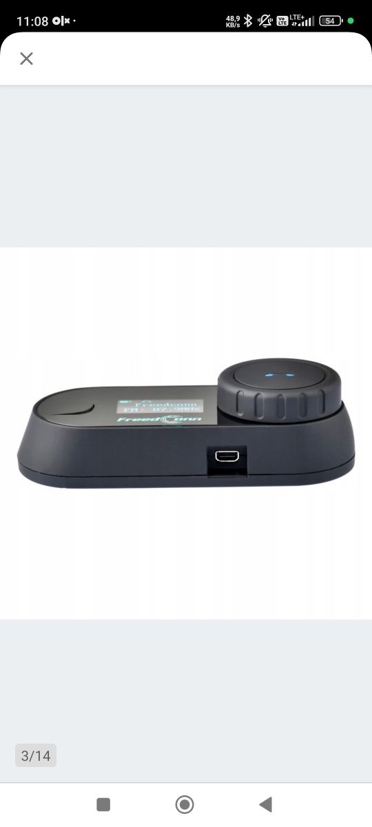 Interkom Bluetooth FreedConn T-Com VB po Polsku  radio zestaw 2 sztuk