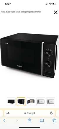 Microondas Whirlpool MWP 101 Novo