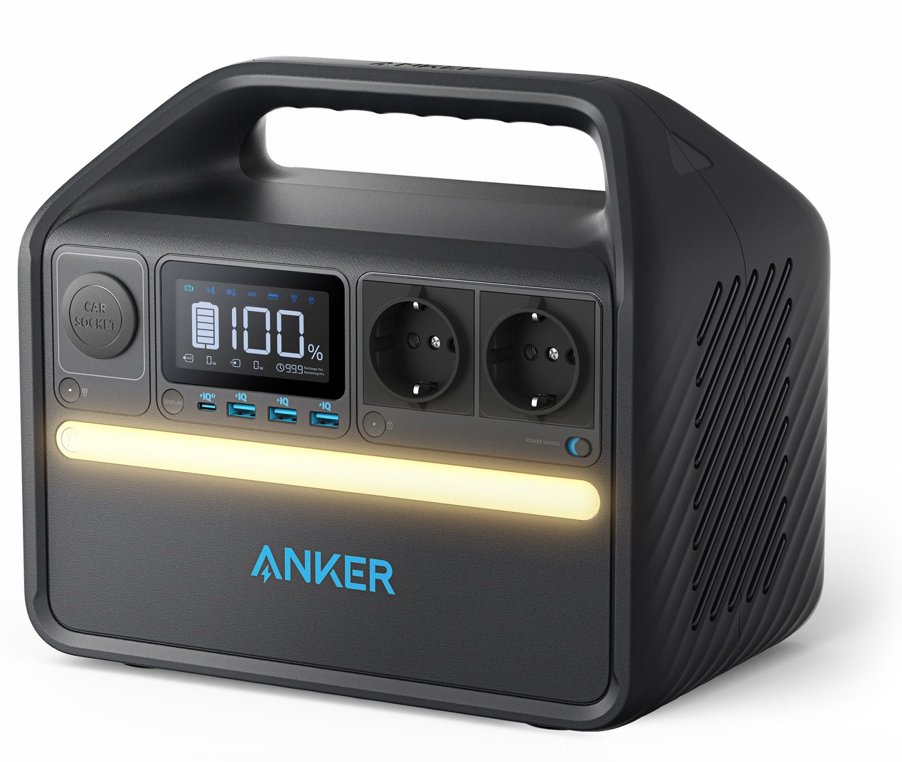 Зарядна станція ANKER 535 PowerHouse - 512Wh/AC 500W/60W 1xPD/3xUSB/1x