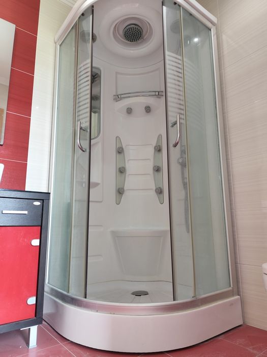 Kit casa de banho: Sanitário completo,cabine duche,e pia com armário