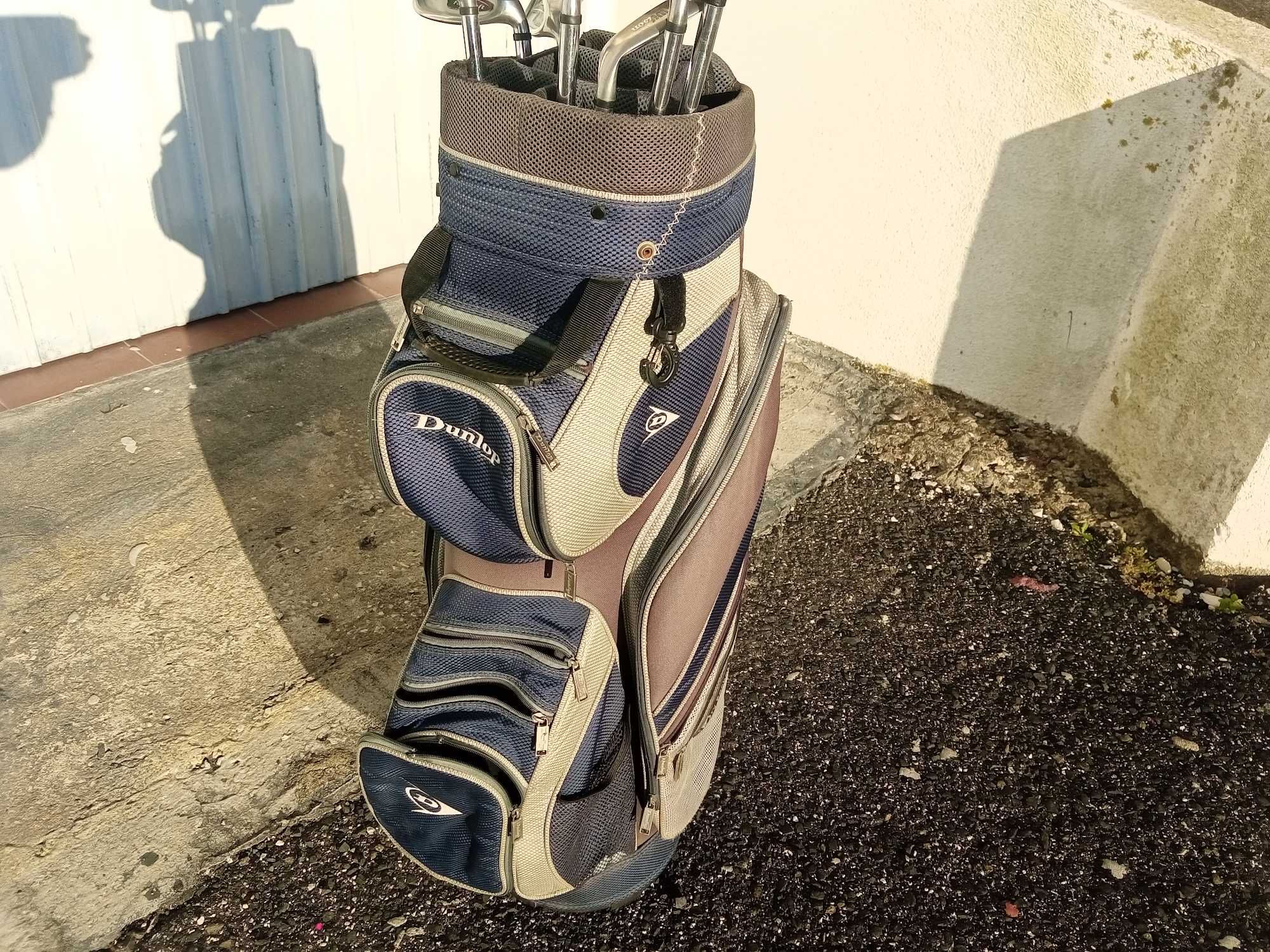 Set Tacos Golfe Wilson e Saco Dunlop