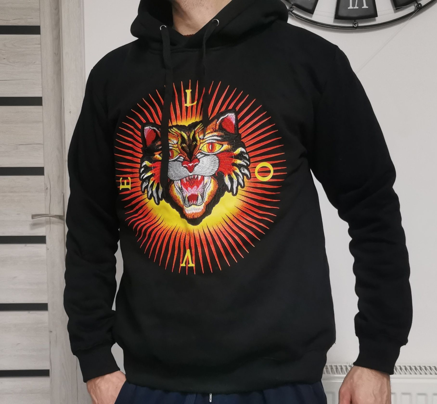 Gucci bluza z kapturem męska męskie hoodie