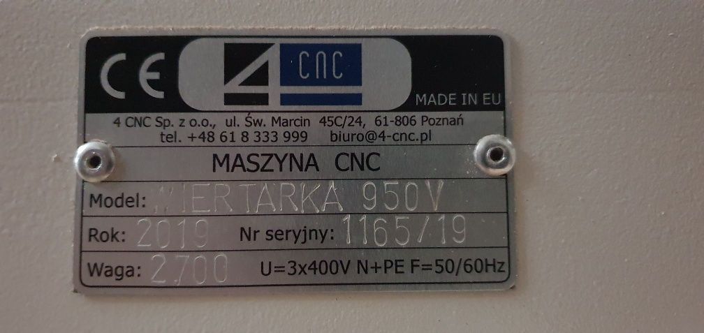 Centrum wiertarskie INFOTEC 950V