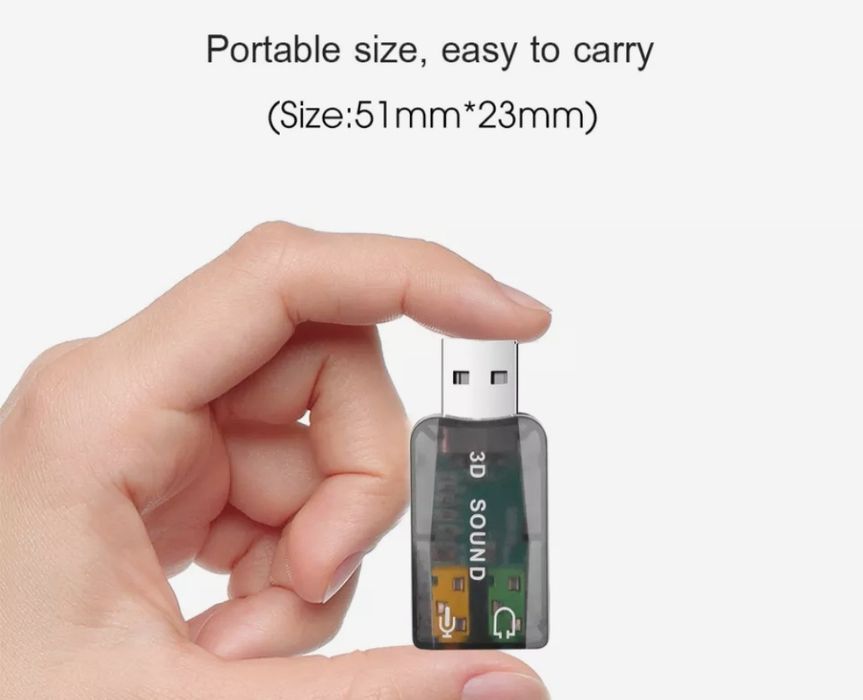 Adaptador Som USB Jack 3.5