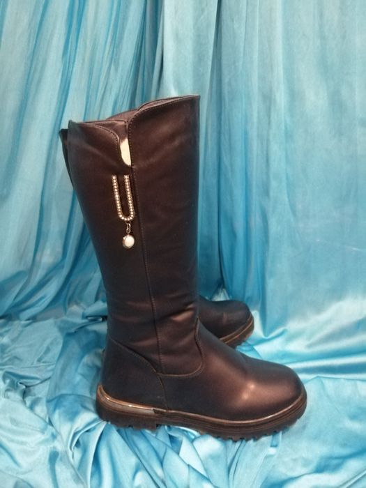 Kozaki granatowe stan idealny