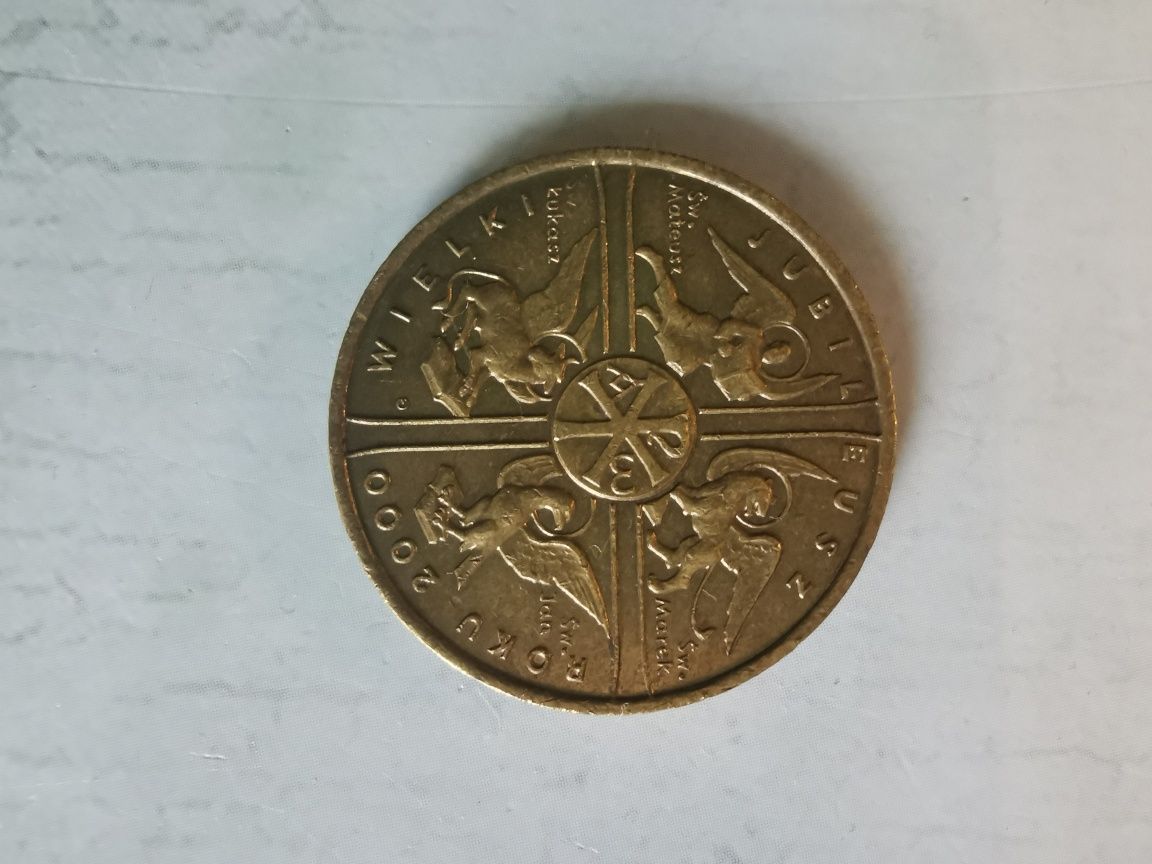 2 zł moneta z 2000r Wielki Jubileusz Roku 2000