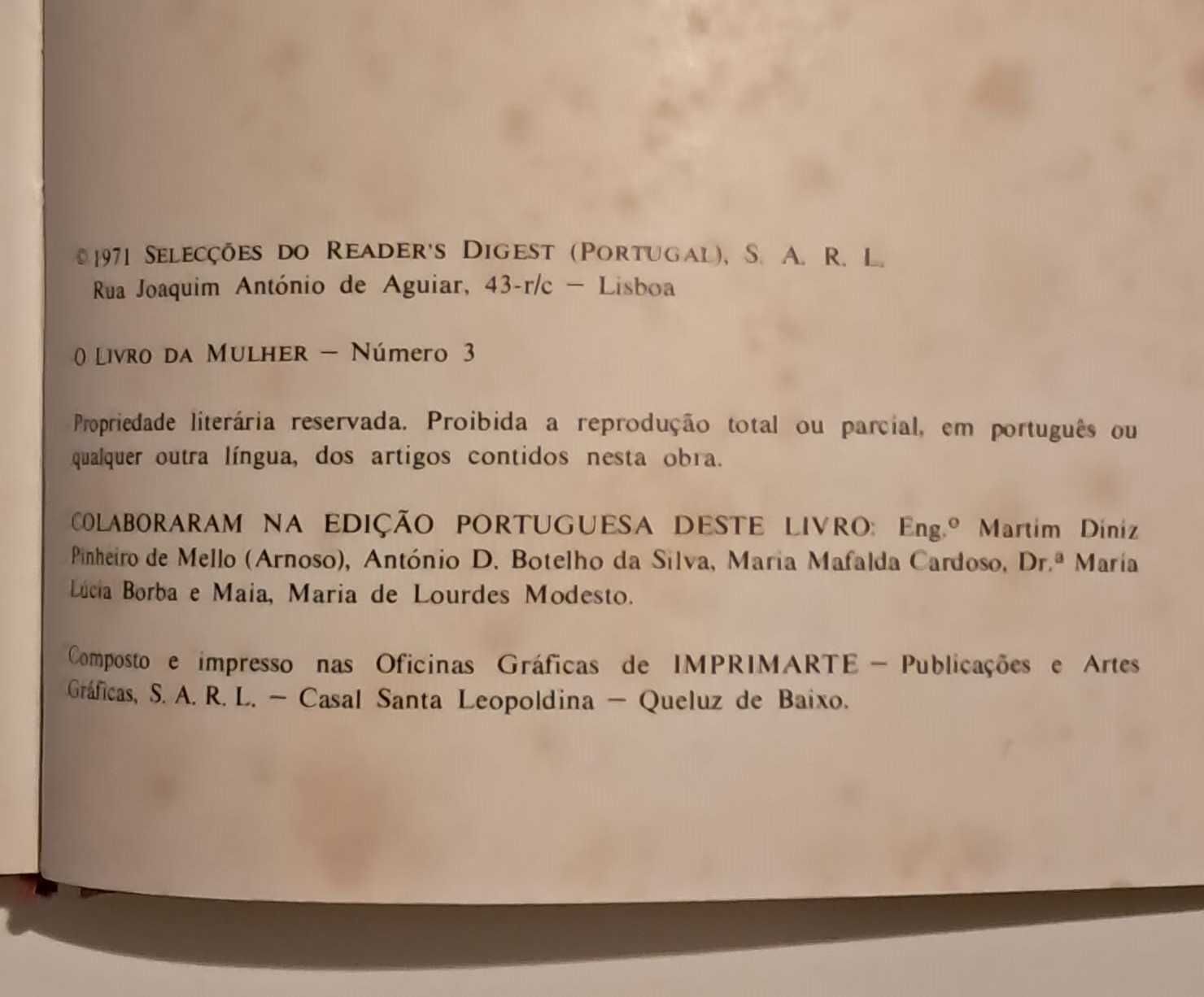 Lote O livro da Mulher 1972 e Enciclopédia dos Pais Modernos