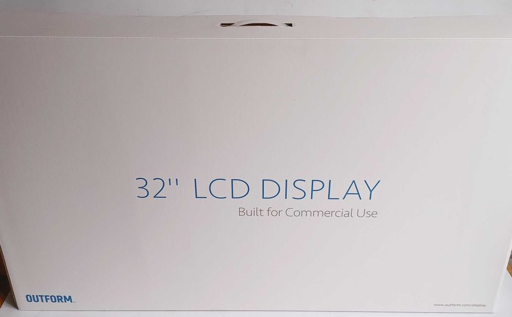 Monitor multimedialny LCD 32” 1920x1080p z pilotem wbudowane głośniki