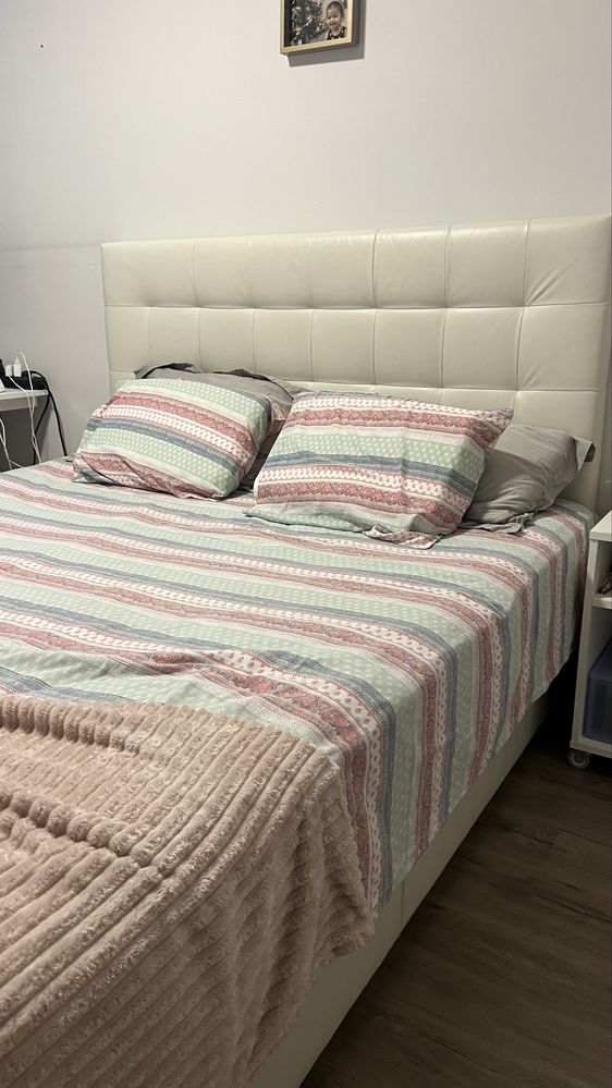 Vendo cama bau e cabeceira
