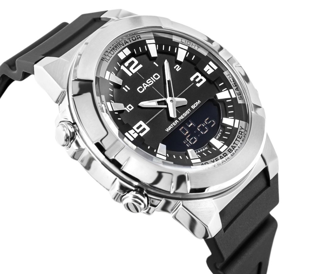 zegarek męski casio amw-870-1avdf + box