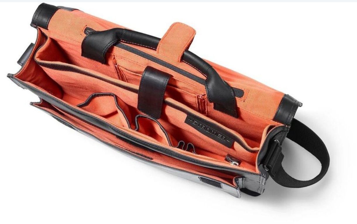 Nowa sakwa na rower / torba na ramię Stromer Bern - skórzana na laptop